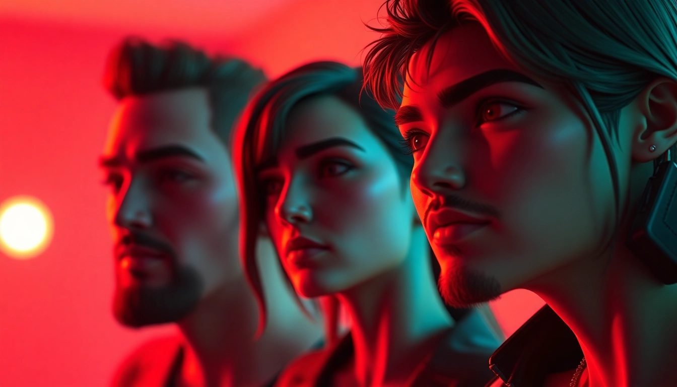 Using a trusted nsfw ai generator, this scene showcases hyper-realistic virtual avatars with vivid colors and expressive details for adult creative projects.