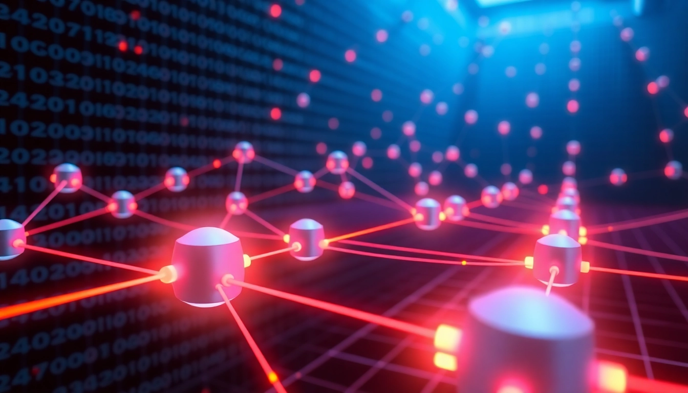 Detailed blockchain and NFT technology guide illustrating secure digital assets and