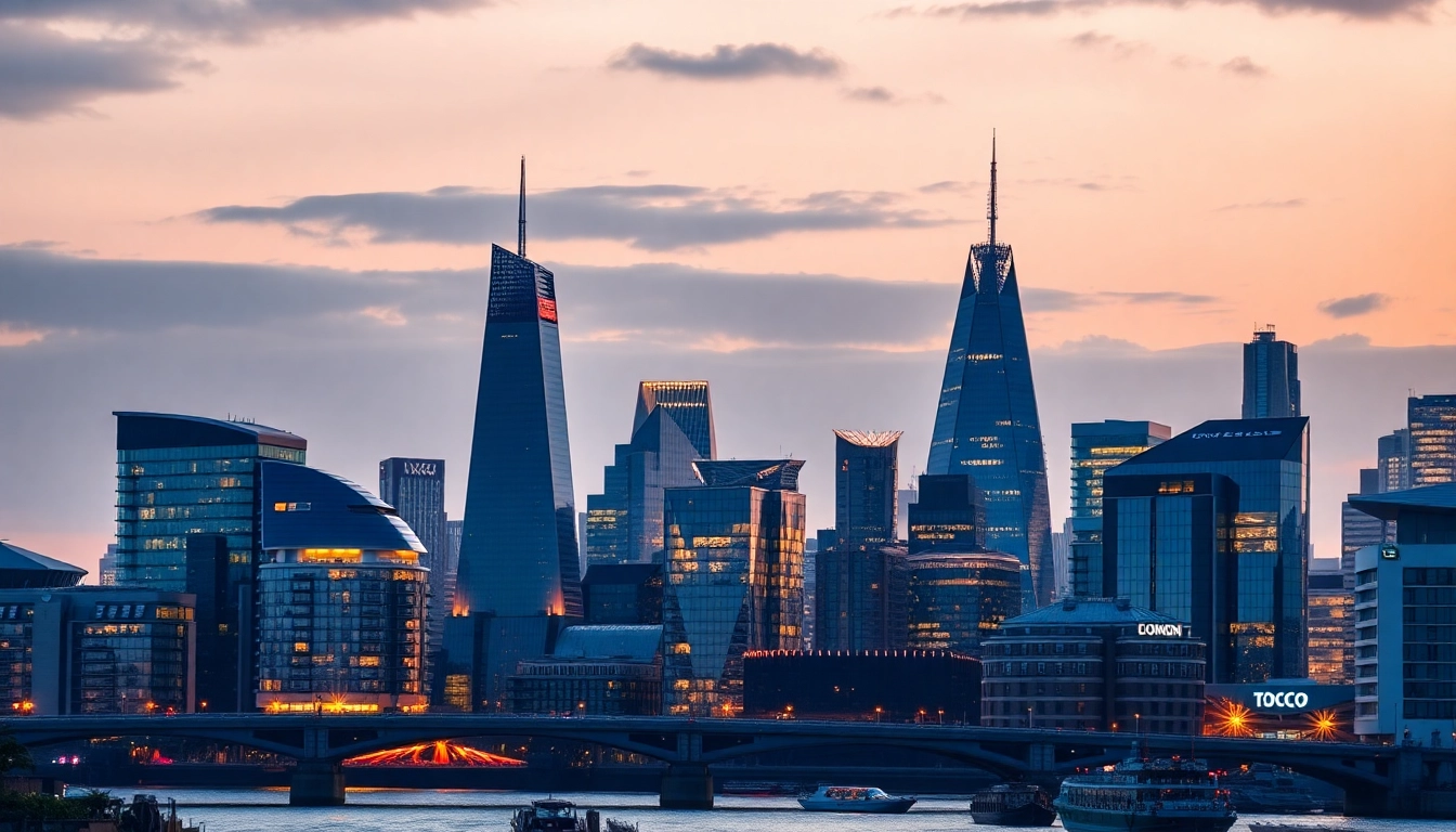 High-rise luxury apartments in London ideal for Property for Investment London, showcasing