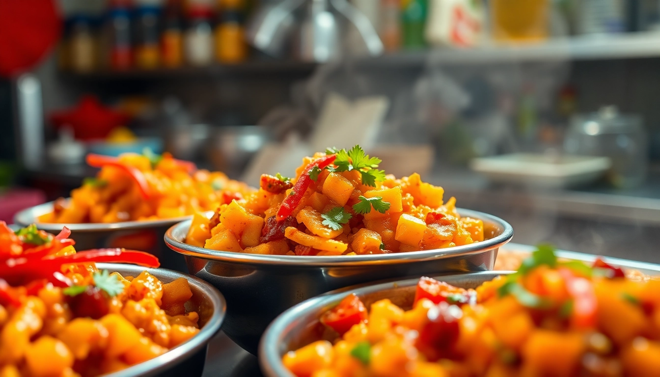 Serve delicious Ready to Eat Mumbai Bhaji with vivid spices and fresh ingredients for quick,