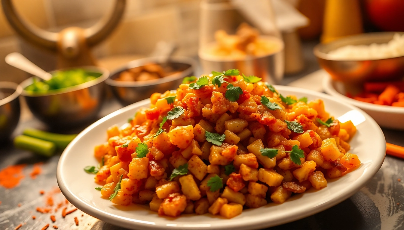 Delicious Ready to Eat Mumbai Bhaji served hot with fresh garnishes, highlighting authentic