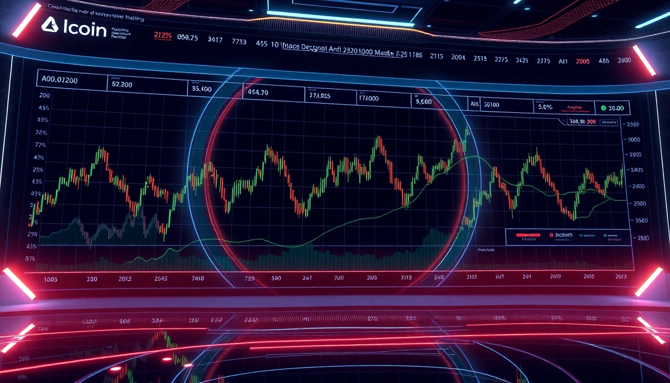 Professional analysis of aicoin market data with dynamic charts and analytics visuals for
